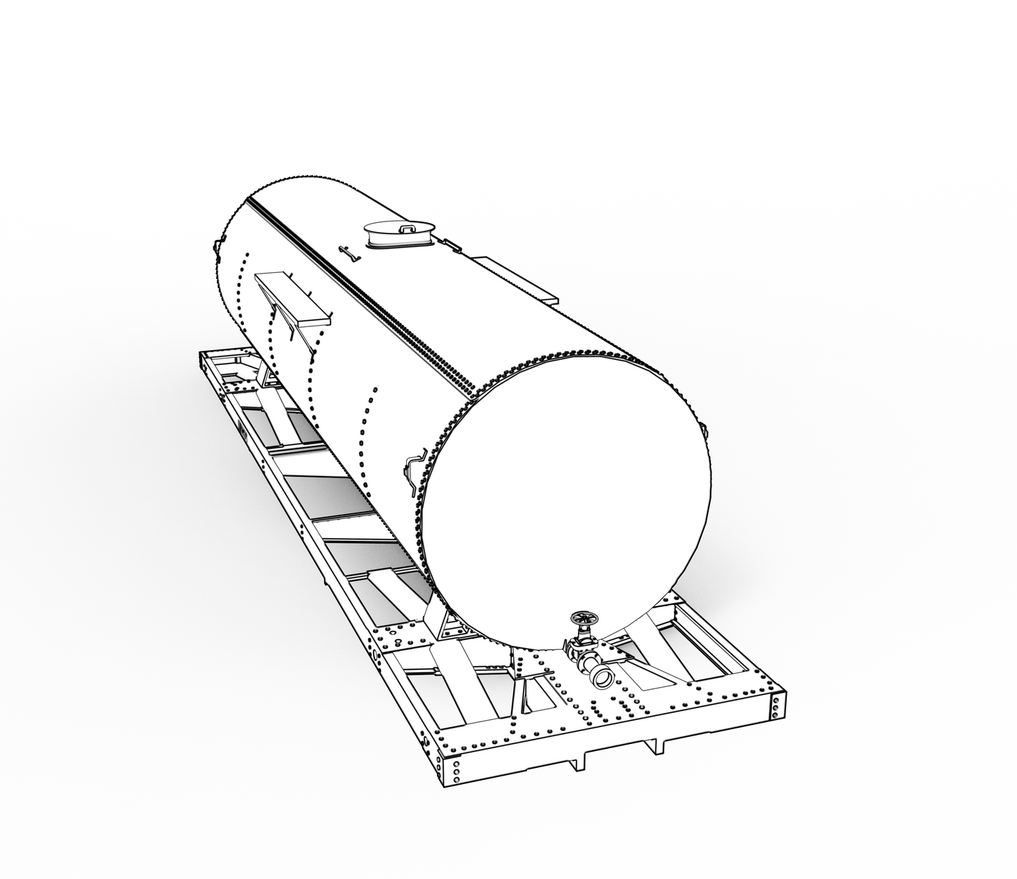 TW Water tank car - N