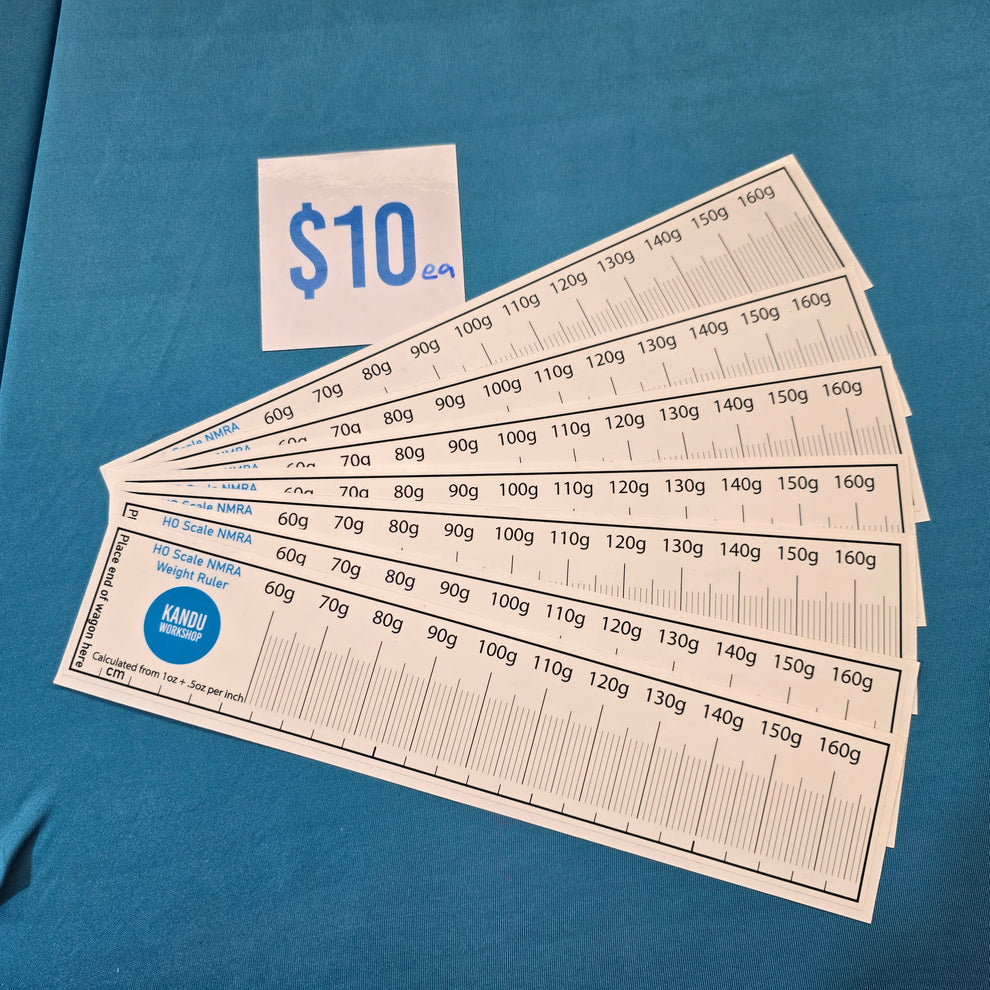 Weight ruler HO – Kandu Workshop