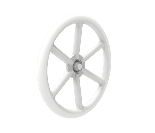 Handbrake Wheel 6 spoke  x10 HO