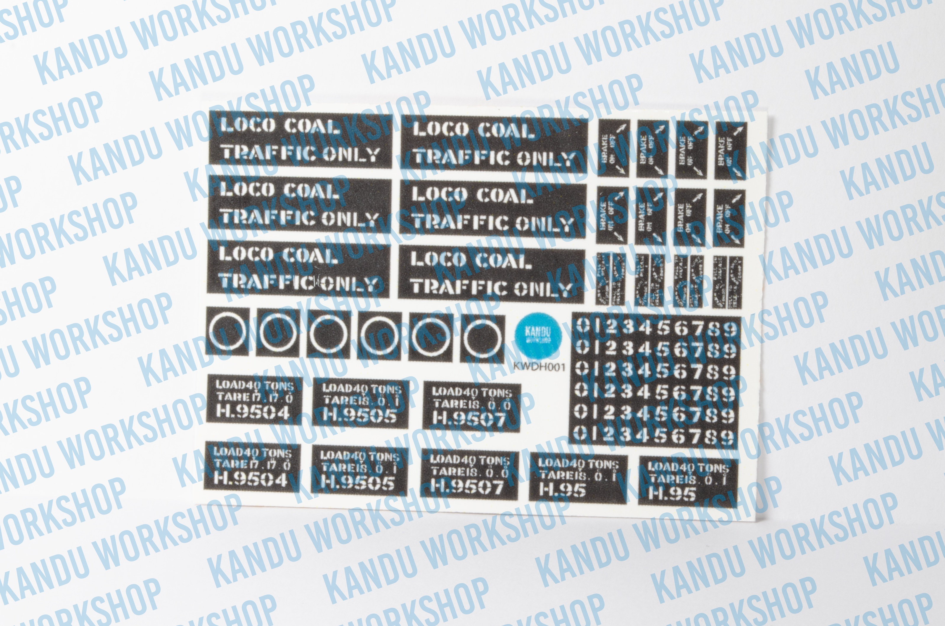 DECALS - H Hopper - HO Scale – Kandu Workshop