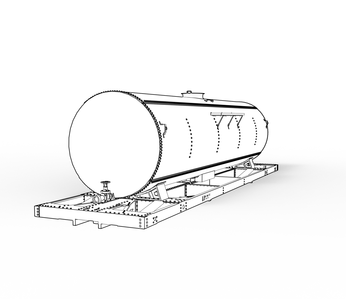 TW Water tank car - N